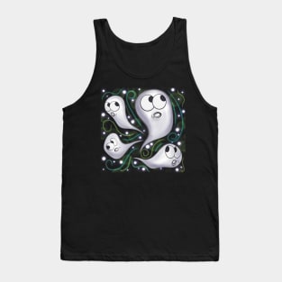 Spooky Cute Ghosts/Ghouls BG Tank Top